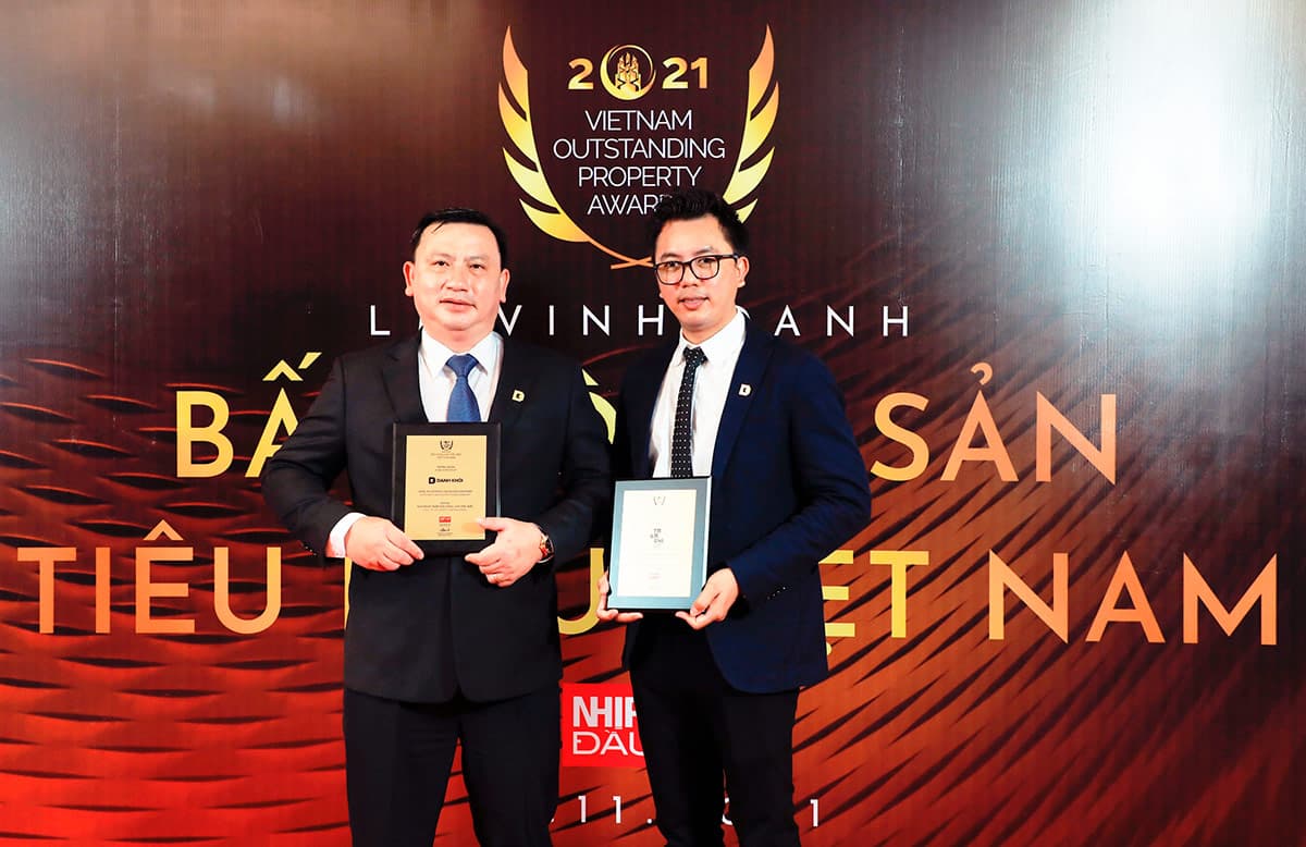 Danh Khôi trở thành thương hiệu sáng giá khi liên tục được xướng tên trong Lễ vinh danh giải thưởng Bất động sản tiêu biểu Việt Nam năm 2021