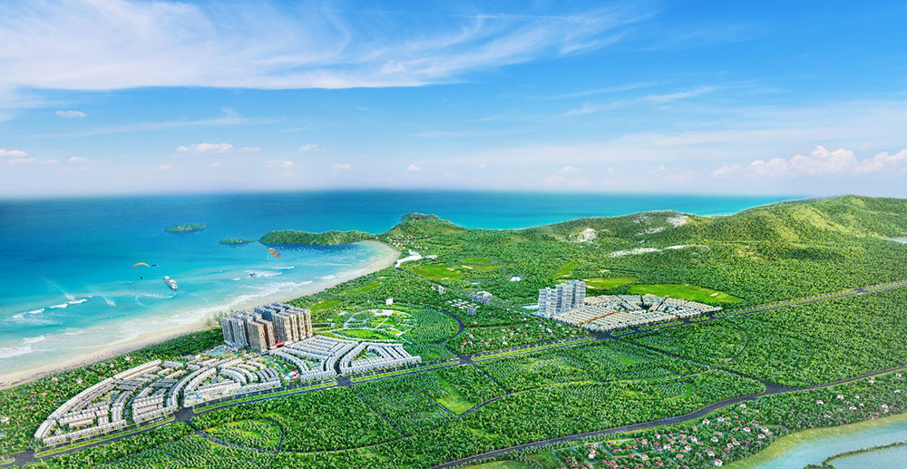 Dự án Nhơn Hội New City được Tập đoàn Danh Khôi phát triển theo mô hình đại đô thị kiểu mẫu đầu tiên của thành phố mới Quy Nhơn.