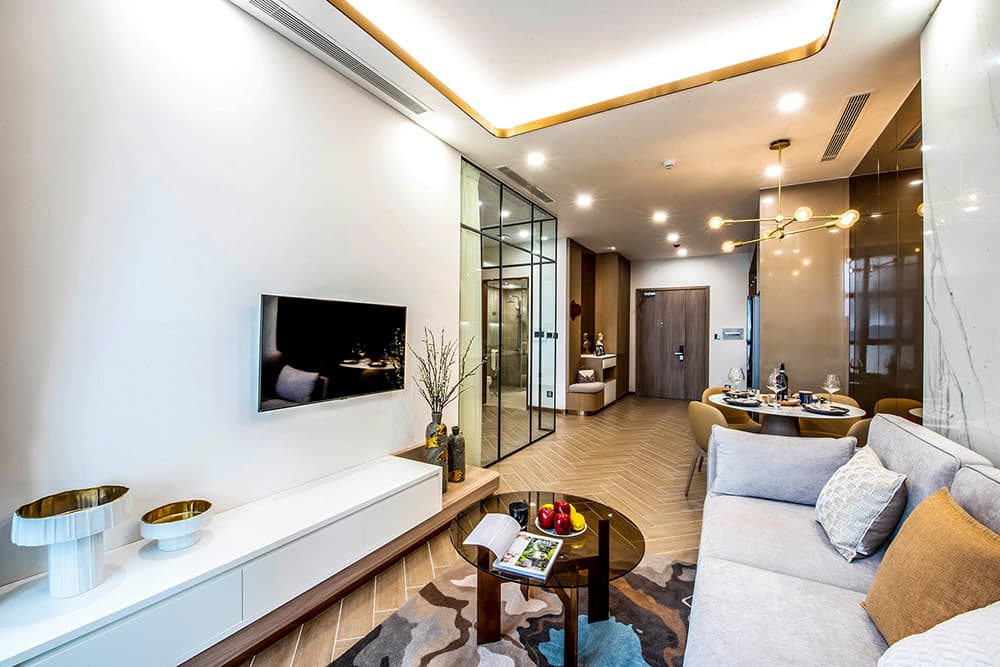 căn hộ dự án Welltone Luxury Residence, không gian sinh hoạt của cả gia đình cũng như của mỗi cá nhân sẽ được đảm bảo tối đa với sự bố trí hợp lý giữa phòng chung và riêng